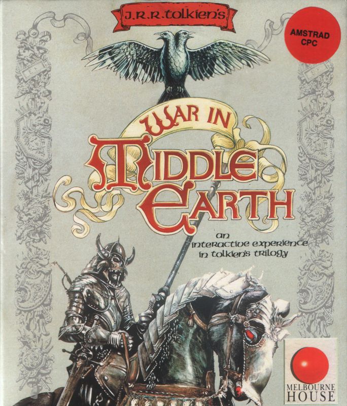 War in Middle Earth box art for Commodore 64